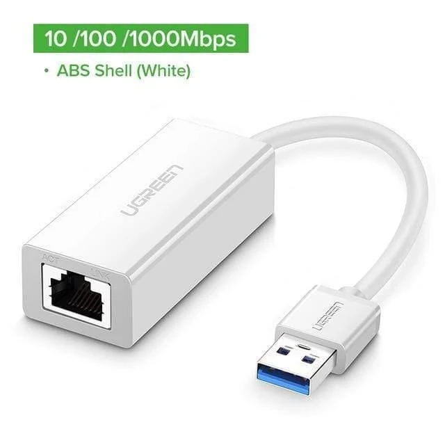 USB-Ethernet-Adapter USB-3.0-2.0-Netzwerkkarte zu RJ45 Lan für Windows 10