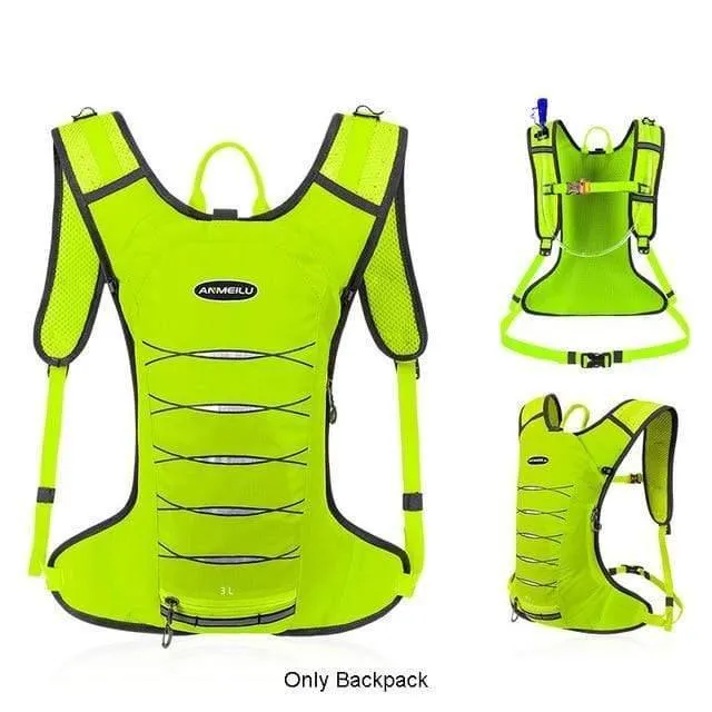 3L Camping Trinkrucksack 2L Wassersack Outdoor Sports Running Marathon Radfahren Rucksack Wandern Trinkblase