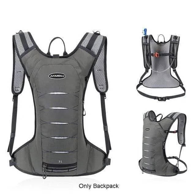 3L Camping Trinkrucksack 2L Wassersack Outdoor Sports Running Marathon Radfahren Rucksack Wandern Trinkblase