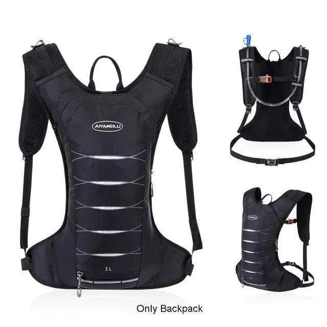 3L Camping Trinkrucksack 2L Wassersack Outdoor Sports Running Marathon Radfahren Rucksack Wandern Trinkblase