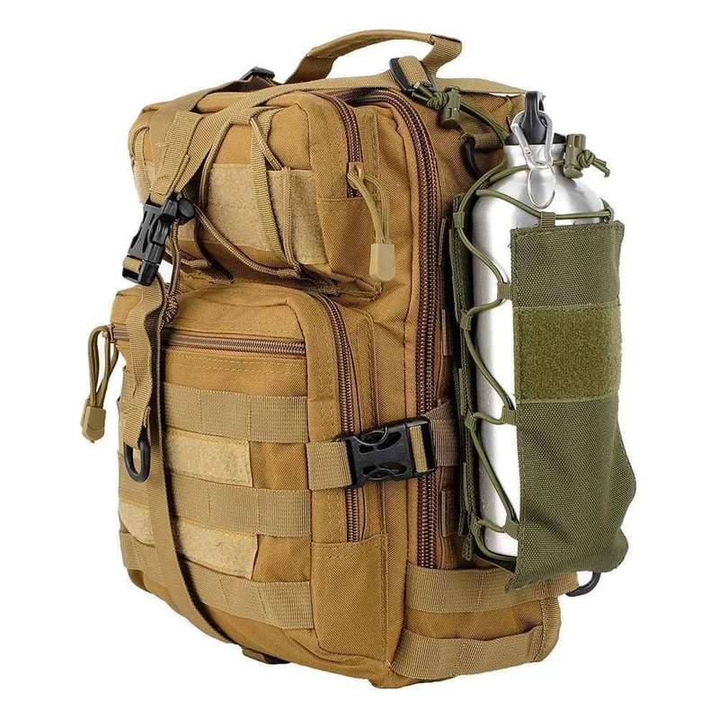 Wasserflaschentasche, taktische Armee, Wasserbeutel, Wasserkocher, Zubehörtaschen für Camping, Wandern, Reisen, Survival-Kits, Halter