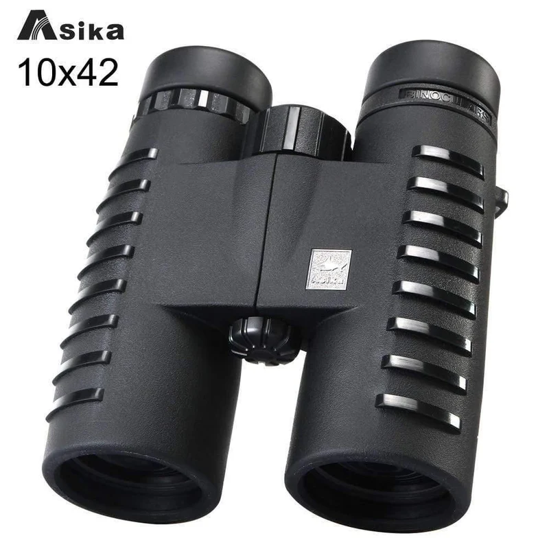 10x42 Camping Jagdfernrohre Asika Fernglas mit Umhängeband Tragetasche Teleskop Weitwinkel Profi-Fernglas HD