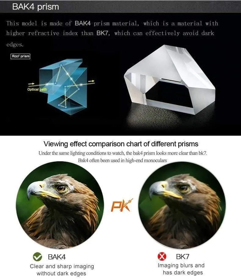 10x42 Camping Jagdfernrohre Asika Fernglas mit Umhängeband Tragetasche Teleskop Weitwinkel Profi-Fernglas HD