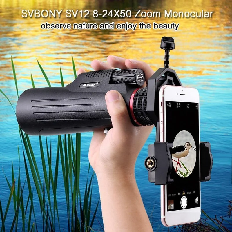 8-24x50 Zoom Monokular Hohe Vergrößerung FMC Glaslinse HD Teleskop Fernglas für die Jagd Wandern Camping F9325A