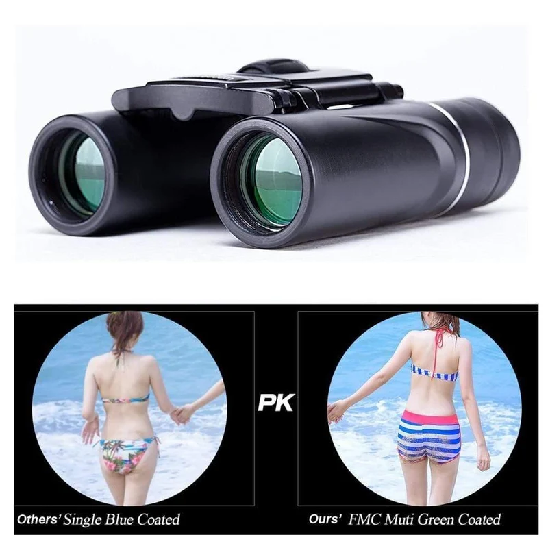 Mini 8x21 Zoom Fernglas Long Range 3000m Folding HD Leistungsstarkes Teleskop BAK4 FMC Optik Jagd Sport Camping Wandern
