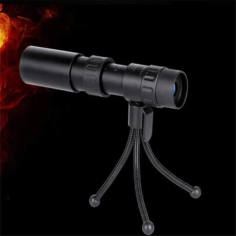 10-300X32 Teleskoptasche Mini-Monokularteleskop Long Range Zoom Jagd High Definition Camp Wandern Reisen Outdoor Ausr