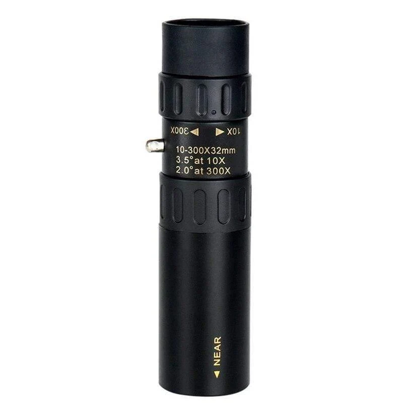 10-300X32 Teleskoptasche Mini-Monokularteleskop Long Range Zoom Jagd High Definition Camp Wandern Reisen Outdoor Ausr