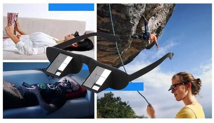 Outdoor-Kletterbrille Lazy Horizontal Prisma Refractivas Brille Bergsicherungsbrille Camping Wanderbrille