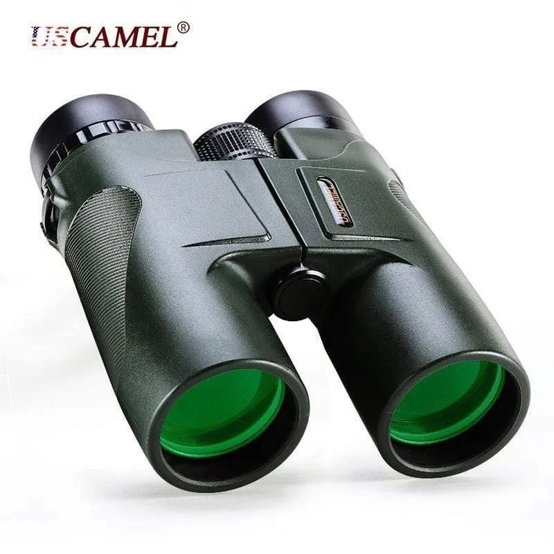 Militärisches HD-10x42-Fernglas, professionelles Jagdteleskop, Zoom, hochwertige Sicht, kein Infrarot-Okular, Armeegrün
