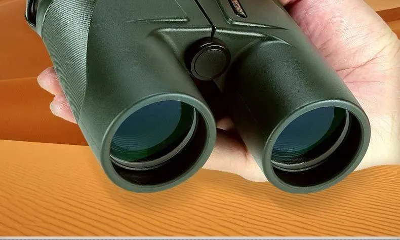 Militärisches HD-10x42-Fernglas, professionelles Jagdteleskop, Zoom, hochwertige Sicht, kein Infrarot-Okular, Armeegrün