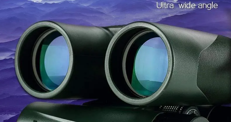 Militärisches HD-10x42-Fernglas, professionelles Jagdteleskop, Zoom, hochwertige Sicht, kein Infrarot-Okular, Armeegrün