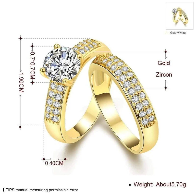 Ehering Echt Massiv 925 Sterling Silber Schmuck Ring Kubischer Verlobungsring Diamant Gold Silber Für Frauen Größe 5-9 DK