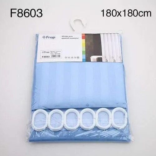 7 farben 180*180 cm Beliebte solide Bad Vorhänge Großen Kreis Duschvorhang Stoff Polyester Bad vorhänge mit haken F8602