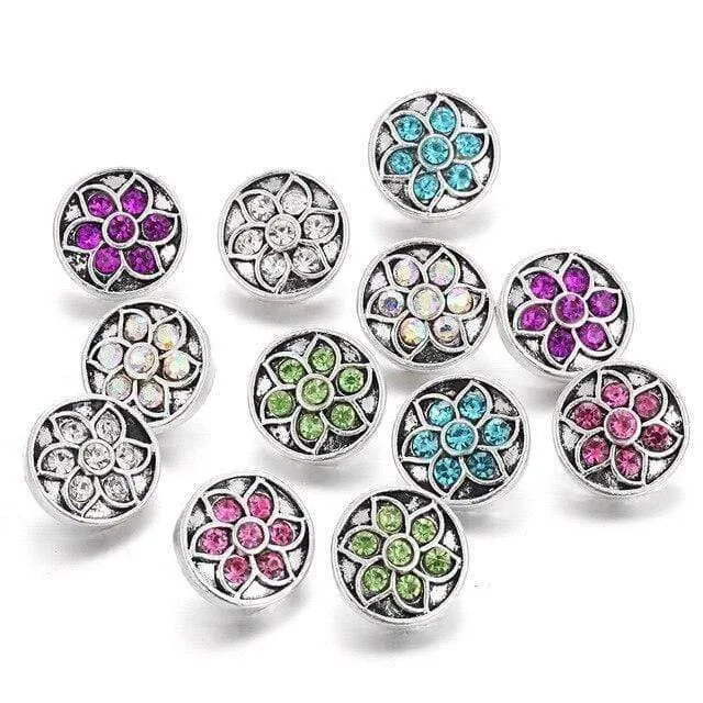 10pcs / lot neuer Schnellschmucksache-Baum des Lebens 12mm Metalldruckknöpfe passten Schnellarmband-Armband-Halsketten