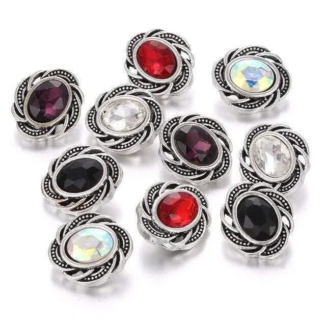 10pcs / lot neuer Schnellschmucksache-Baum des Lebens 12mm Metalldruckknöpfe passten Schnellarmband-Armband-Halsketten