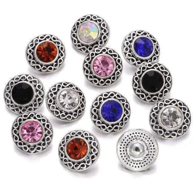 10pcs / lot neuer Schnellschmucksache-Baum des Lebens 12mm Metalldruckknöpfe passten Schnellarmband-Armband-Halsketten