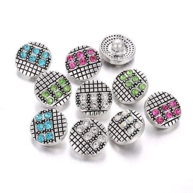 10pcs / lot neuer Schnellschmucksache-Baum des Lebens 12mm Metalldruckknöpfe passten Schnellarmband-Armband-Halsketten