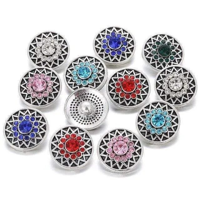 10pcs / lot neuer Schnellschmucksache-Baum des Lebens 12mm Metalldruckknöpfe passten Schnellarmband-Armband-Halsketten