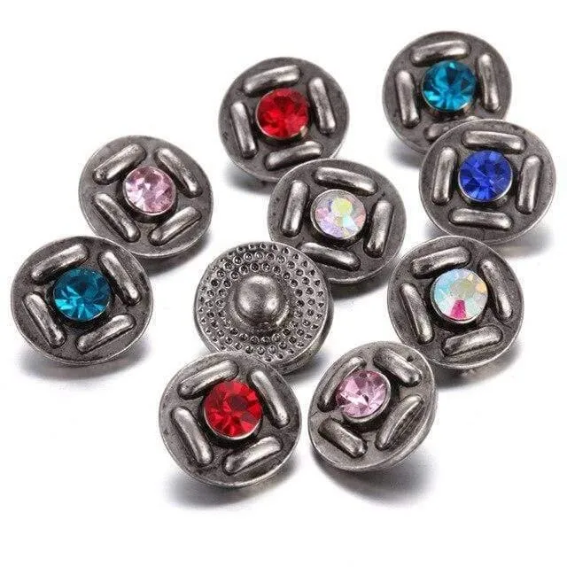 10pcs / lot neuer Schnellschmucksache-Baum des Lebens 12mm Metalldruckknöpfe passten Schnellarmband-Armband-Halsketten