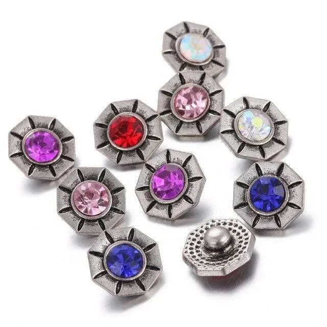 10pcs / lot neuer Schnellschmucksache-Baum des Lebens 12mm Metalldruckknöpfe passten Schnellarmband-Armband-Halsketten