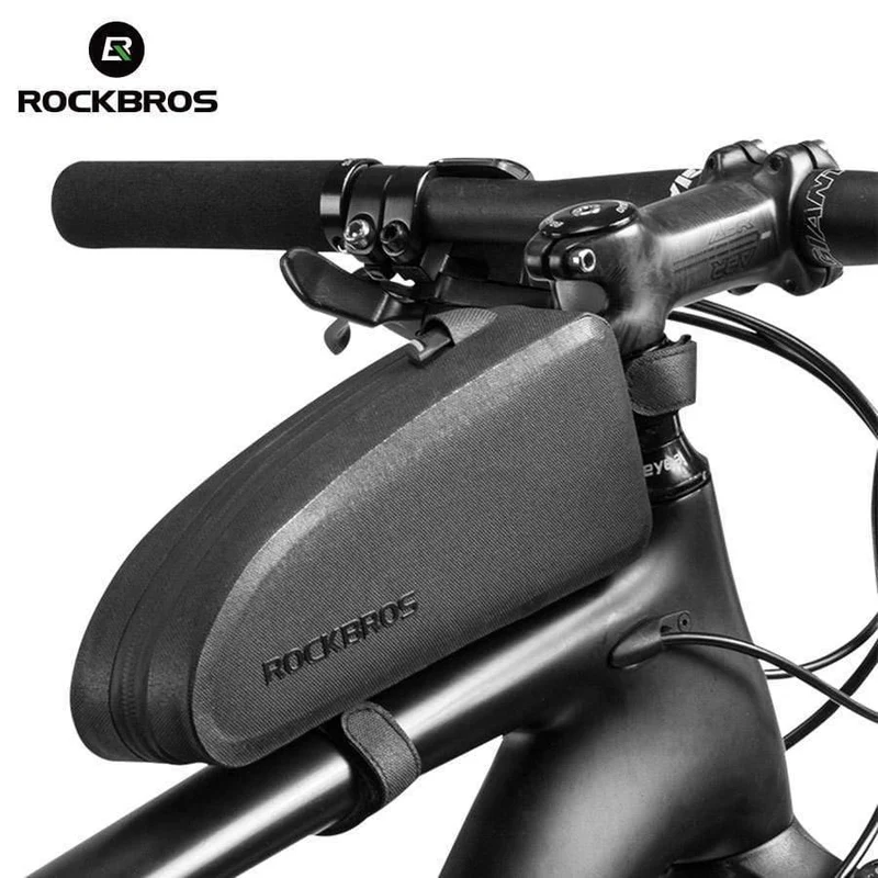 Fahrradtaschen Wasserdicht Radfahren Top Vorderrohr Rahmentasche Große Kapazität MTB Rennrad Pannier Schwarz Fahrradzubehör
