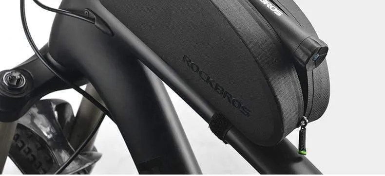 Fahrradtaschen Wasserdicht Radfahren Top Vorderrohr Rahmentasche Große Kapazität MTB Rennrad Pannier Schwarz Fahrradzubehör