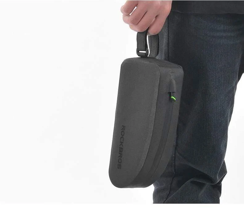 Fahrradtaschen Wasserdicht Radfahren Top Vorderrohr Rahmentasche Große Kapazität MTB Rennrad Pannier Schwarz Fahrradzubehör
