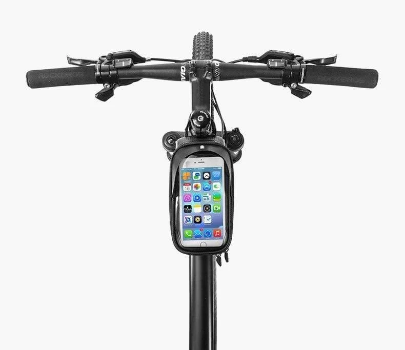 MTB Rennrad Fahrradtaschen Wasserdicht Touchscreen Radfahren Top Vorderrohr Rahmentaschen 6.0 Telefonkasten Fahrradzubehör