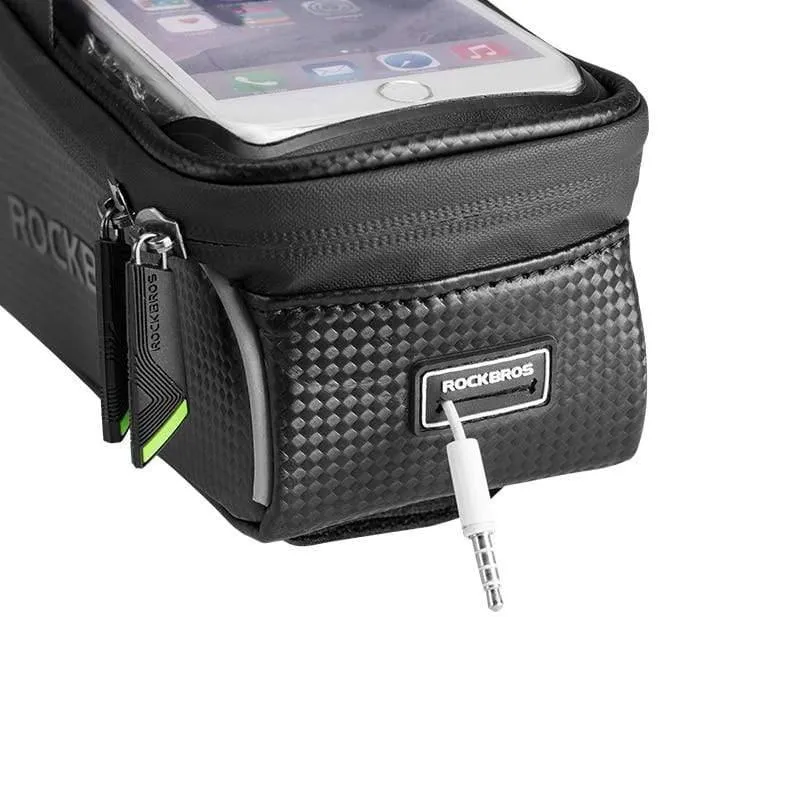 MTB Rennrad Fahrradtaschen Wasserdicht Touchscreen Radfahren Top Vorderrohr Rahmentaschen 6.0 Telefonkasten Fahrradzubehör