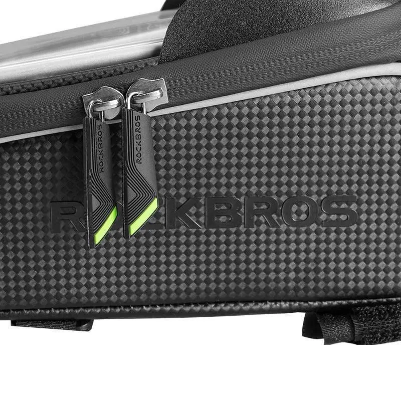 MTB Rennrad Fahrradtaschen Wasserdicht Touchscreen Radfahren Top Vorderrohr Rahmentaschen 6.0 Telefonkasten Fahrradzubehör
