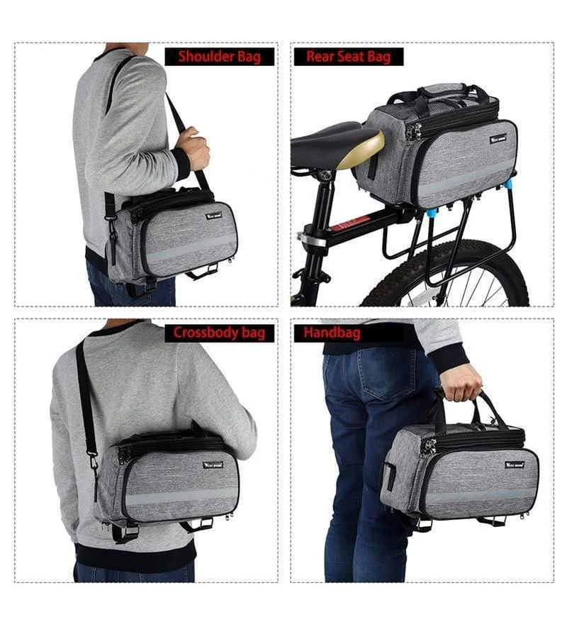 Fahrradtaschen Große Kapazität Wasserdicht Radfahren Camel Bag Mountainbike Sattel Trunk Taschen Gepäckträger Fahrradtasche