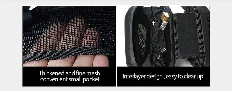 Wasserdichte Fahrradtasche Rahmen Vorderkopf Oberrohr Fahrradtasche Double IPouch 6.2 Zoll Touchscreen Fahrradtasche Zubehör