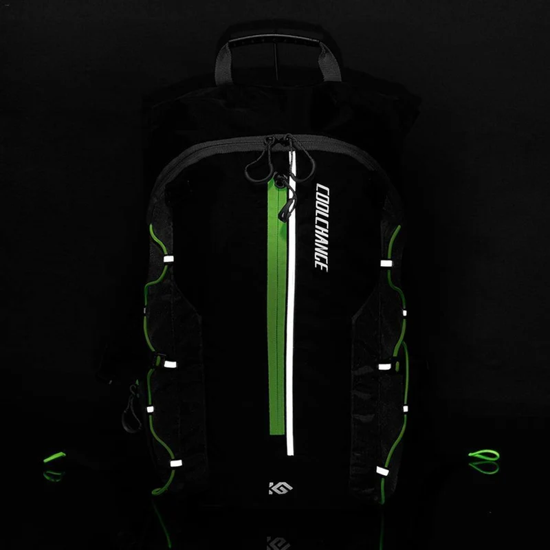 Männer Frauen 10L Wasserdicht Radfahren Rucksack Outdoor Nacht Reflektierende Mountain Road Bike Schulter Tasche