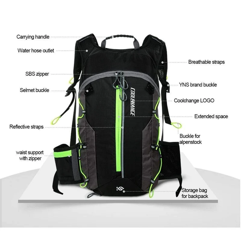 Männer Frauen 10L Wasserdicht Radfahren Rucksack Outdoor Nacht Reflektierende Mountain Road Bike Schulter Tasche