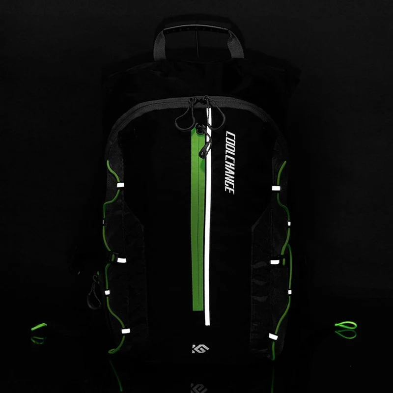 Männer Frauen 10L Wasserdicht Radfahren Rucksack Outdoor Nacht Reflektierende Mountain Road Bike Schulter Tasche