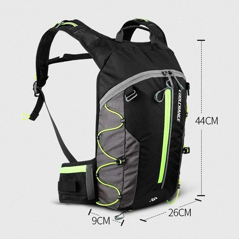 Männer Frauen 10L Wasserdicht Radfahren Rucksack Outdoor Nacht Reflektierende Mountain Road Bike Schulter Tasche