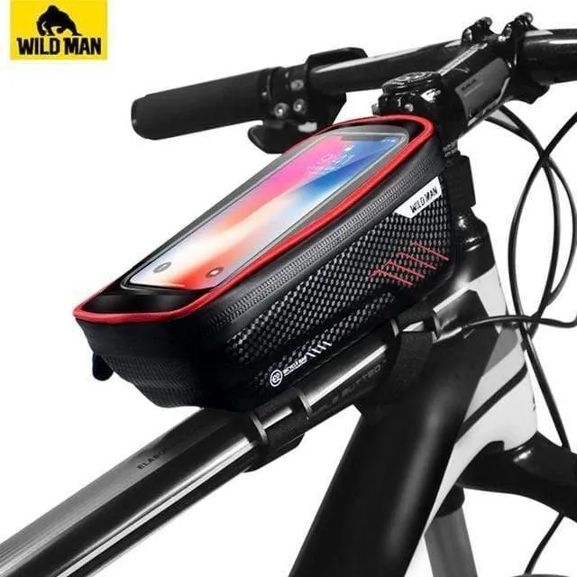 Mountainbike Tasche Regendicht Wasserdichte Mtb Front Tasche 6.2 zoll Handy Fall Fahrrad Oberrohr Tasche Radfahren Zubehör
