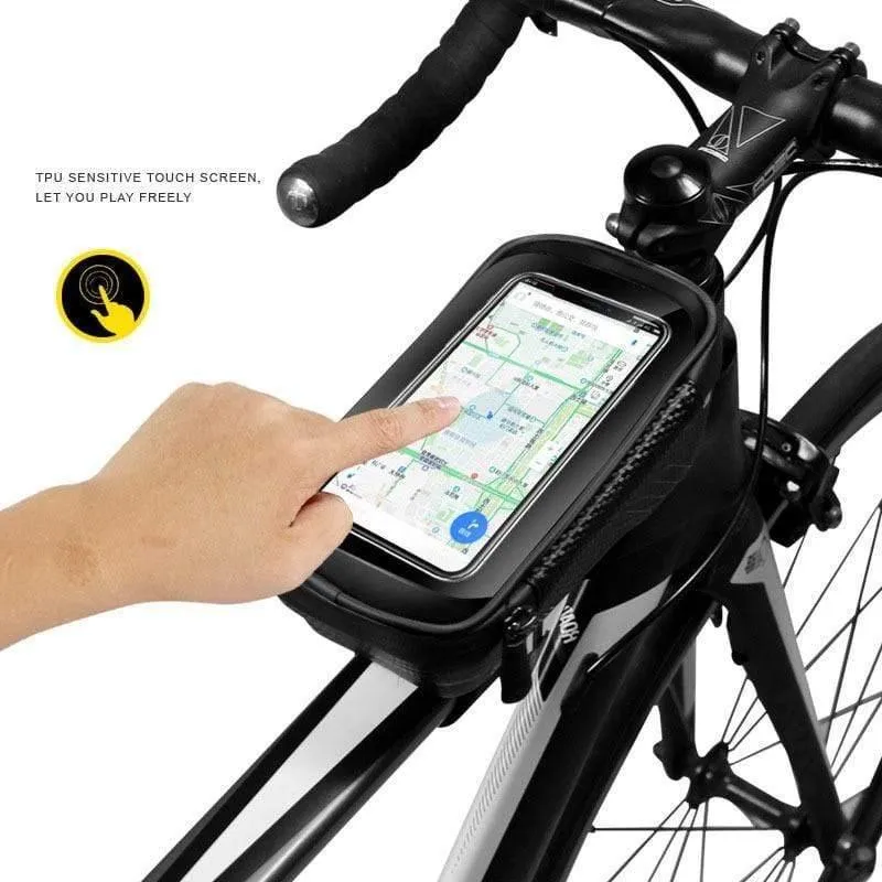 Mountainbike Tasche Regendicht Wasserdichte Mtb Front Tasche 6.2 zoll Handy Fall Fahrrad Oberrohr Tasche Radfahren Zubehör