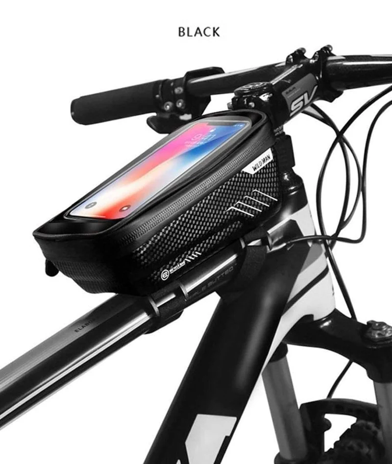Mountainbike Tasche Regendicht Wasserdichte Mtb Front Tasche 6.2 zoll Handy Fall Fahrrad Oberrohr Tasche Radfahren Zubehör