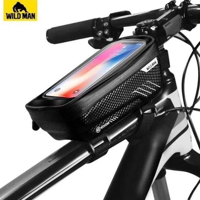 Mountainbike Tasche Regendicht Wasserdichte Mtb Front Tasche 6.2 zoll Handy Fall Fahrrad Oberrohr Tasche Radfahren Zubehör