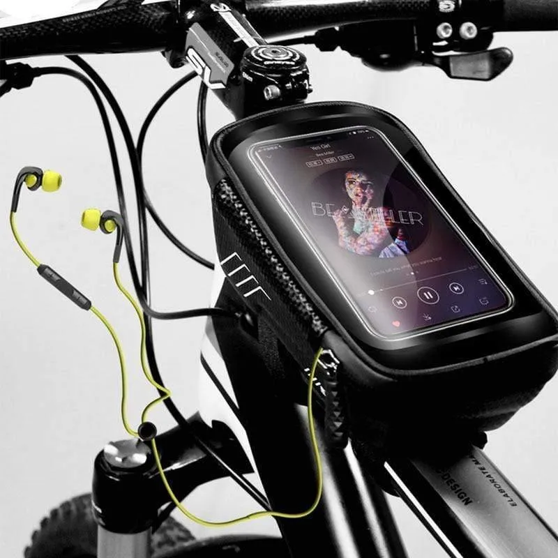 Mountainbike Tasche Regendicht Wasserdichte Mtb Front Tasche 6.2 zoll Handy Fall Fahrrad Oberrohr Tasche Radfahren Zubehör