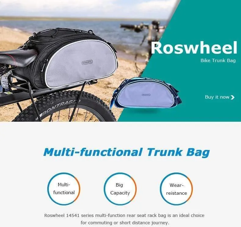 Mountain Road Fahrrad Radfahren Gepäckträger Gepäckträger Packtasche Gepäckträger Umhängetasche Handtasche 13L