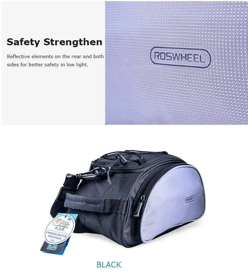 Mountain Road Fahrrad Radfahren Gepäckträger Gepäckträger Packtasche Gepäckträger Umhängetasche Handtasche 13L