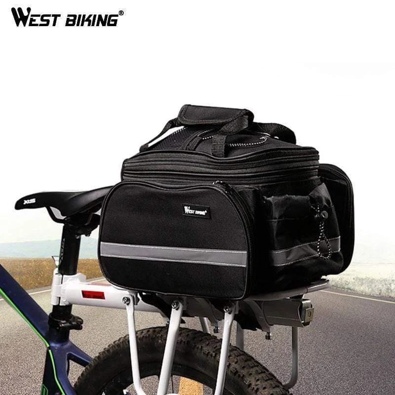 Radfahren Kameltasche 10-25L Volumen Wasserdicht Reiten Fahrrad Gepäckträger Aufbewahrung Gepäck Taschen Reflektierende MTB Bike Bag