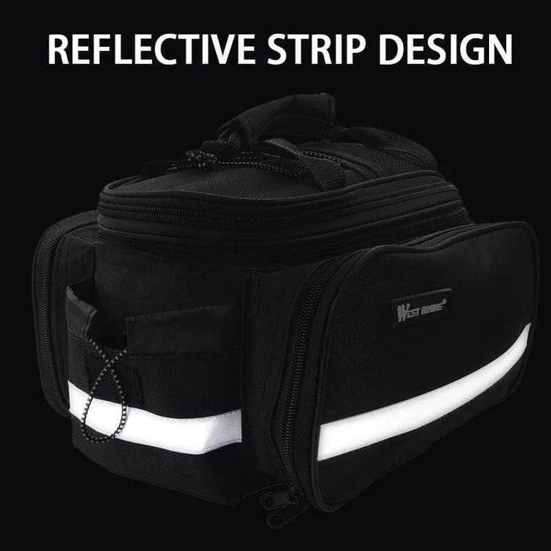 Radfahren Kameltasche 10-25L Volumen Wasserdicht Reiten Fahrrad Gepäckträger Aufbewahrung Gepäck Taschen Reflektierende MTB Bike Bag