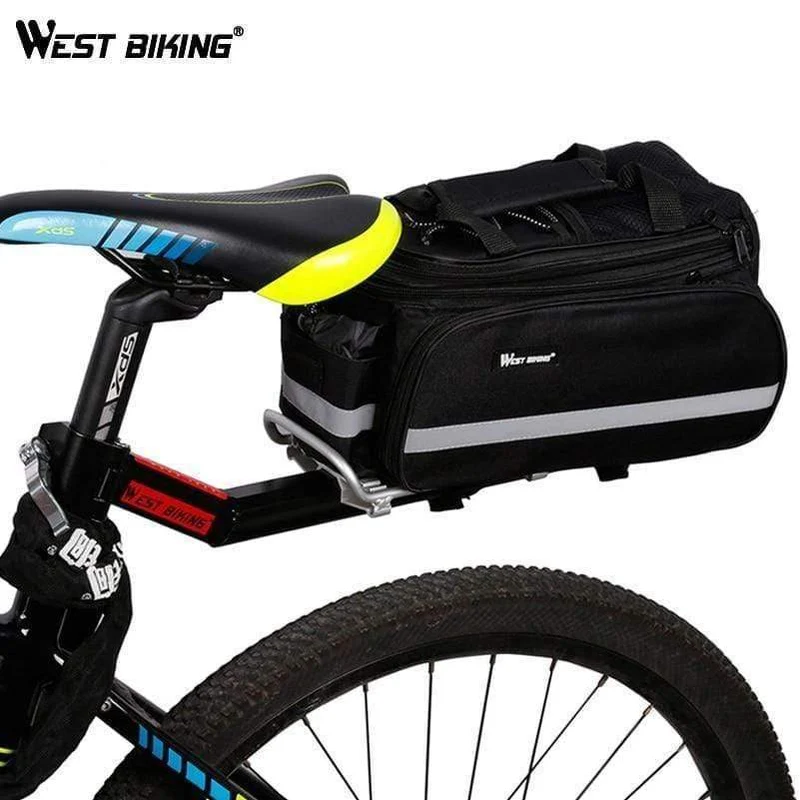 Radfahren Kameltasche 10-25L Volumen Wasserdicht Reiten Fahrrad Gepäckträger Aufbewahrung Gepäck Taschen Reflektierende MTB Bike Bag