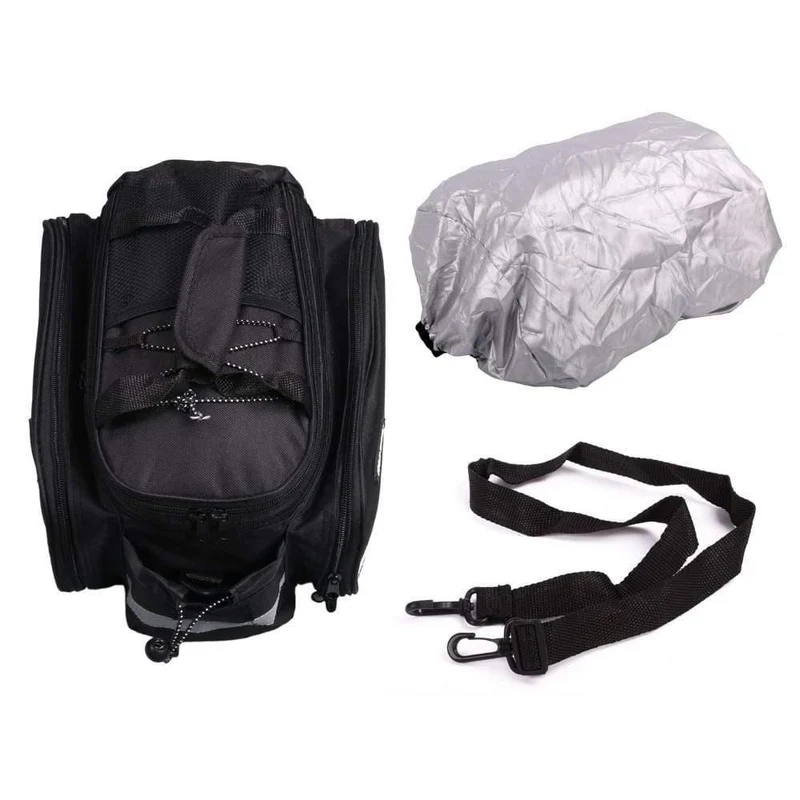Radfahren Kameltasche 10-25L Volumen Wasserdicht Reiten Fahrrad Gepäckträger Aufbewahrung Gepäck Taschen Reflektierende MTB Bike Bag