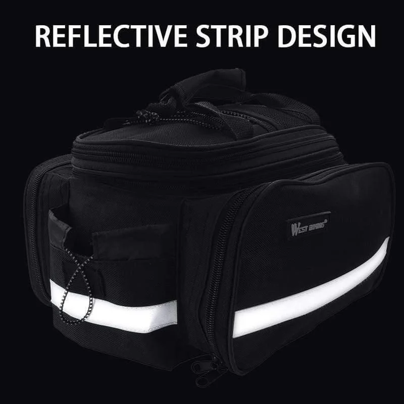 Radfahren Kameltasche 10-25L Volumen Wasserdicht Reiten Fahrrad Gepäckträger Aufbewahrung Gepäck Taschen Reflektierende MTB Bike Bag