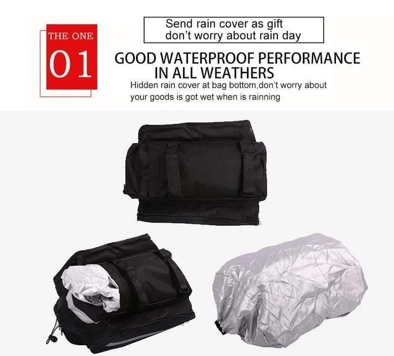 Radfahren Kameltasche 10-25L Volumen Wasserdicht Reiten Fahrrad Gepäckträger Aufbewahrung Gepäck Taschen Reflektierende MTB Bike Bag