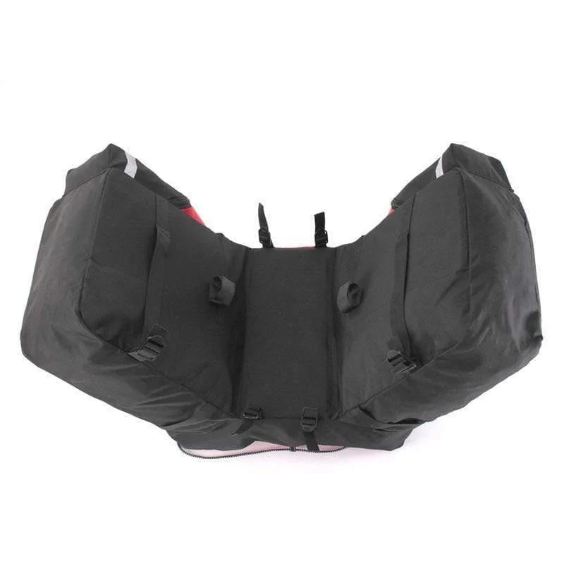60L MTB Fahrradträger Tasche Gepäckträger Fahrrad Stamm Tasche Gepäck Pannier Rücksitz Doppel Seite Radfahren Fahrrad Tasche 14590